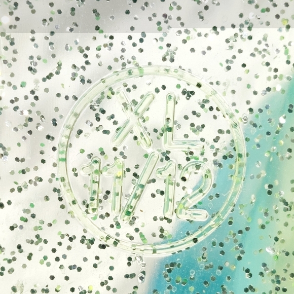 BP. Blue & Green Clear Single Strap Slippers Sandals V637 - Picture 10 of 11